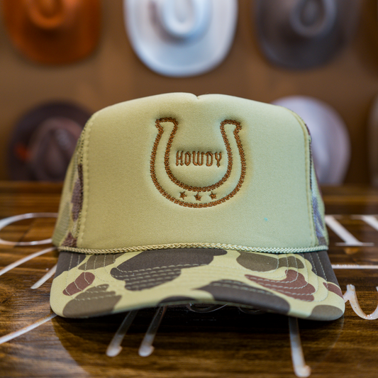 Horseshoe Western Trucker Hat