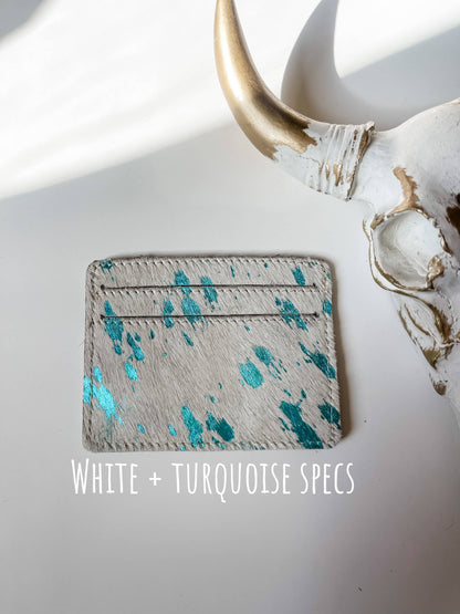 Western Cowhide Credit Card Holder