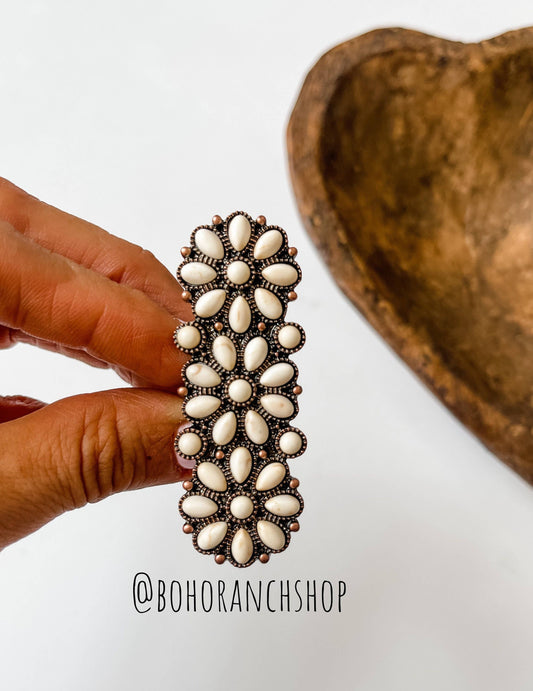 Western Adjustable Cluster Cuff Ring |copper