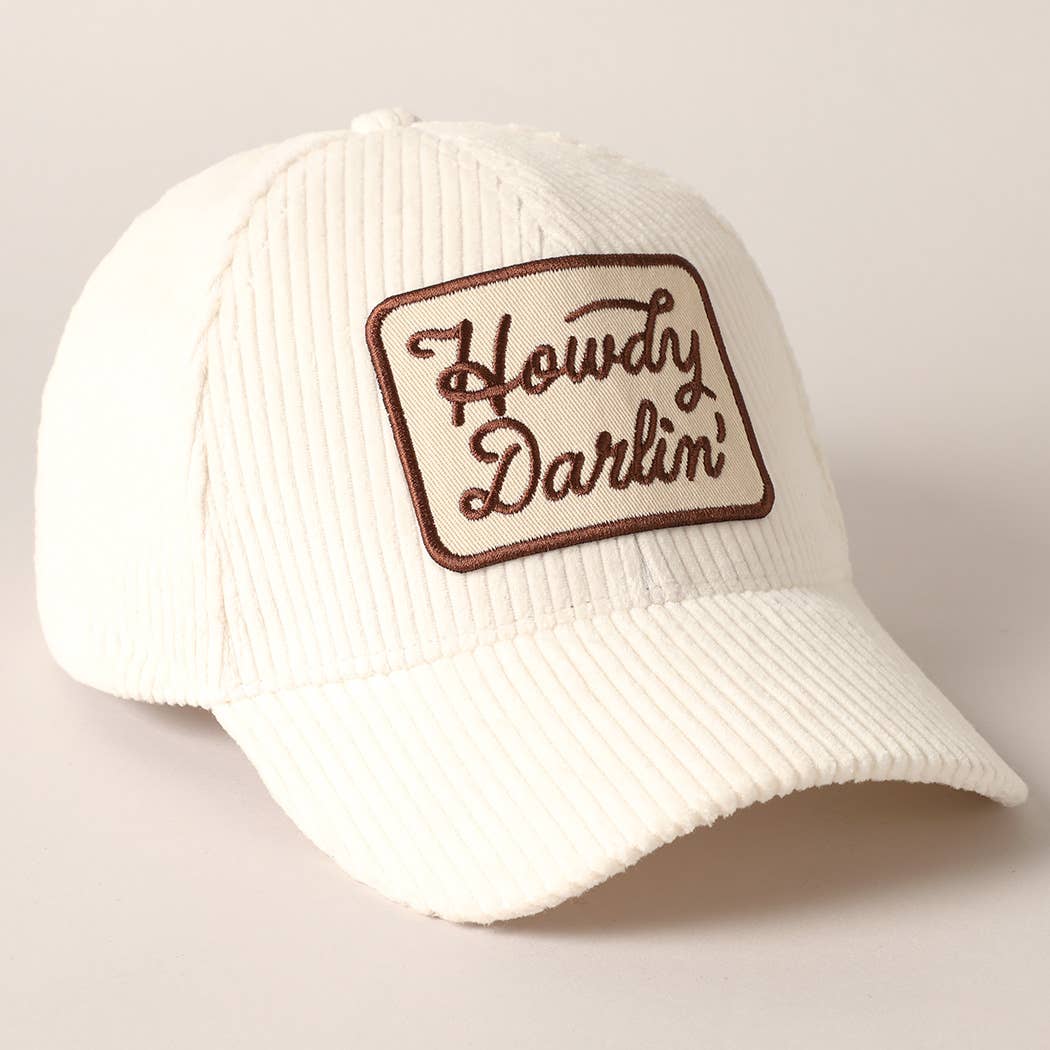Howdy Darlin' Corduroy Hat
